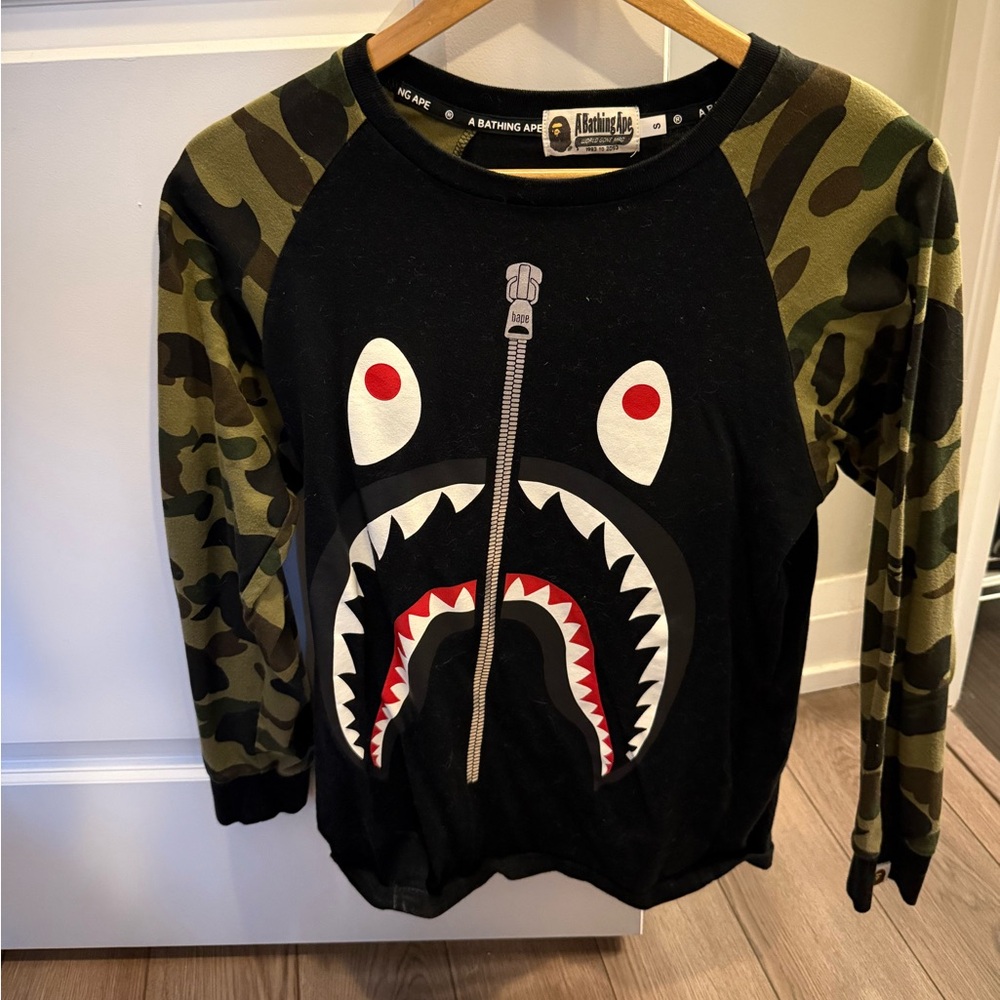 Bape long sleeve tee